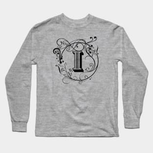 Letter I Long Sleeve T-Shirt